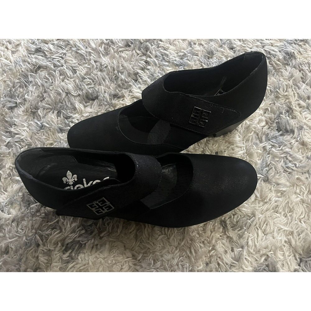 Rieker Black Ankle Booties